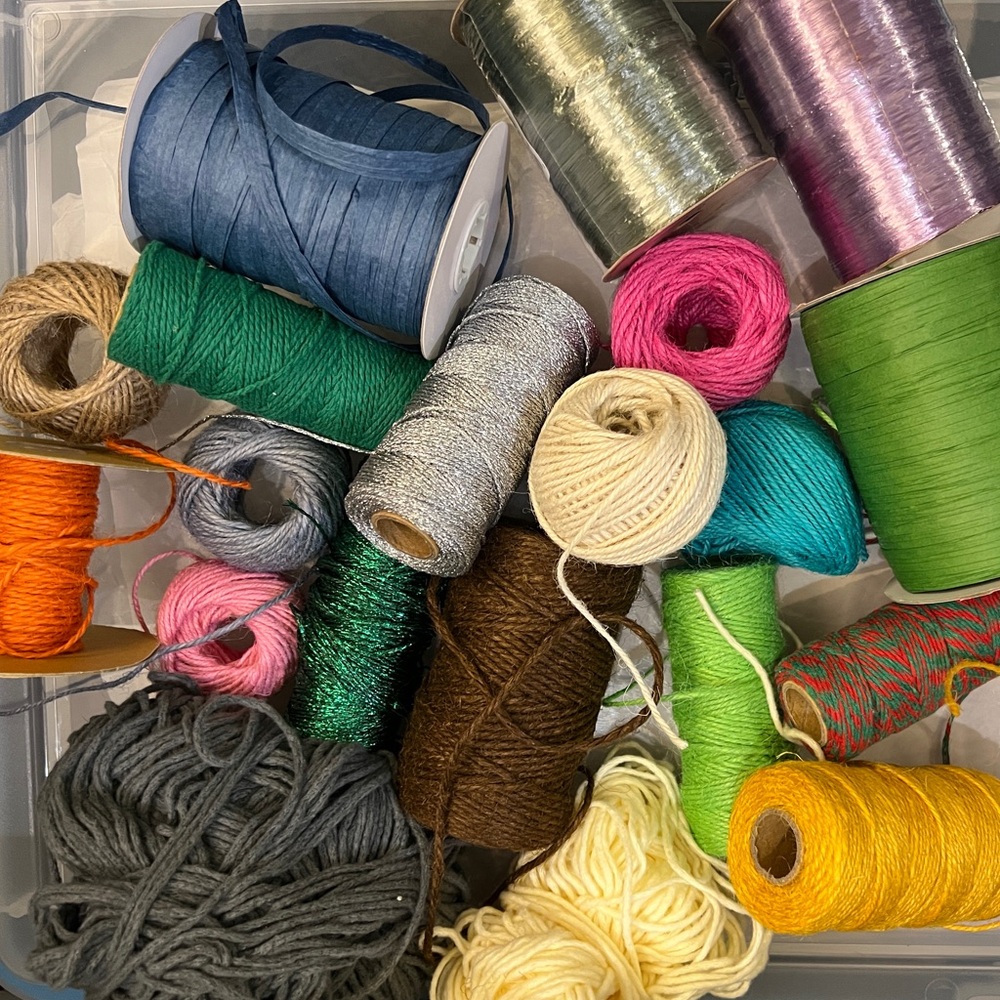 Customizable Poshkit: Package Ties; Craft Yarn, Twine, Raffia, Ribbon, Etc.